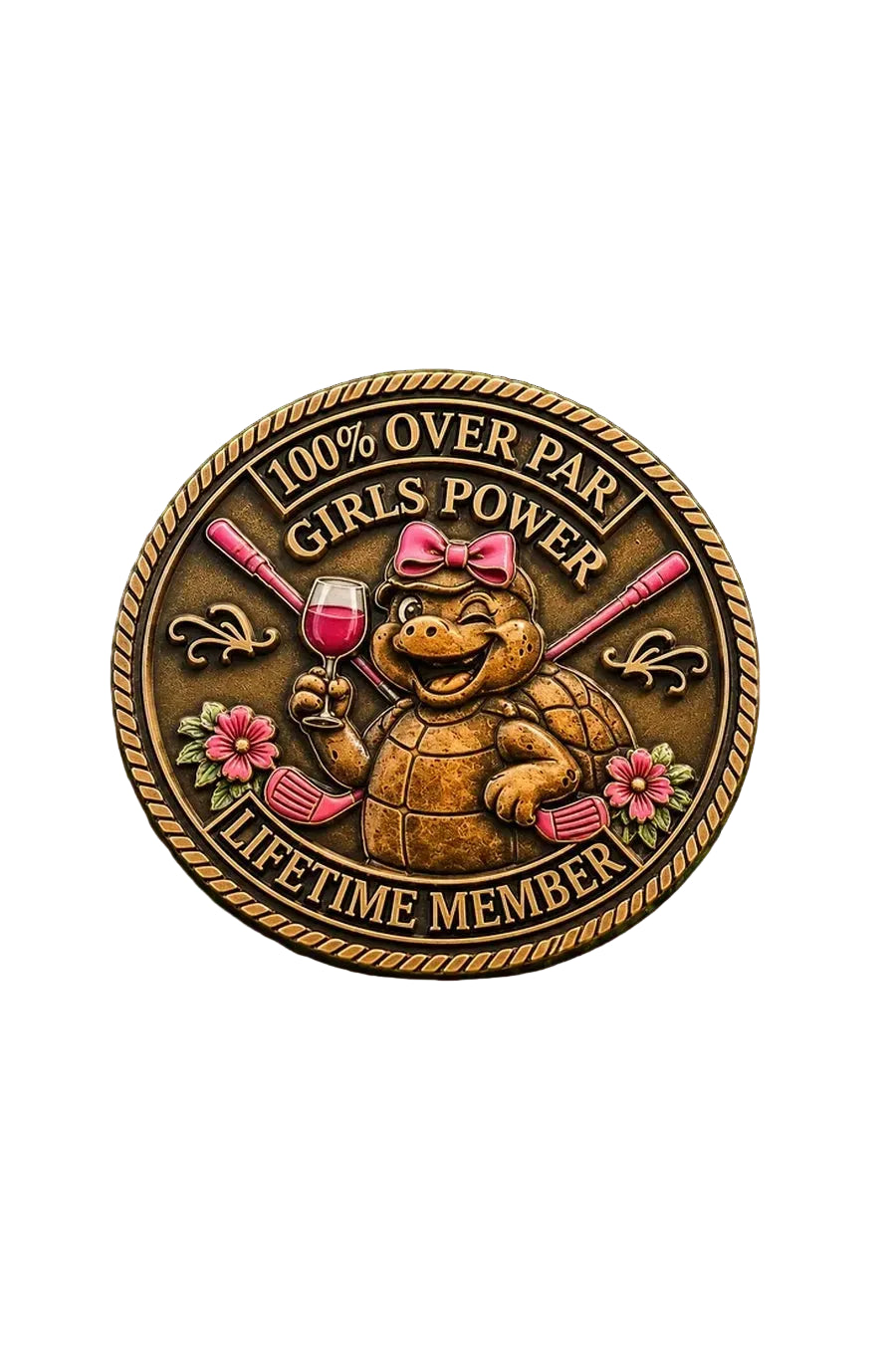 Girls Power golf ball marker by HIT AND HOPE