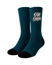 Basic Petrol long golf socks by HIT AND HOPE
