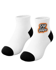 HIT AND HOPE Quarter-Socken – WEISS