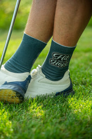 HIT AND HOPE Golfsocken – Basic Petrol