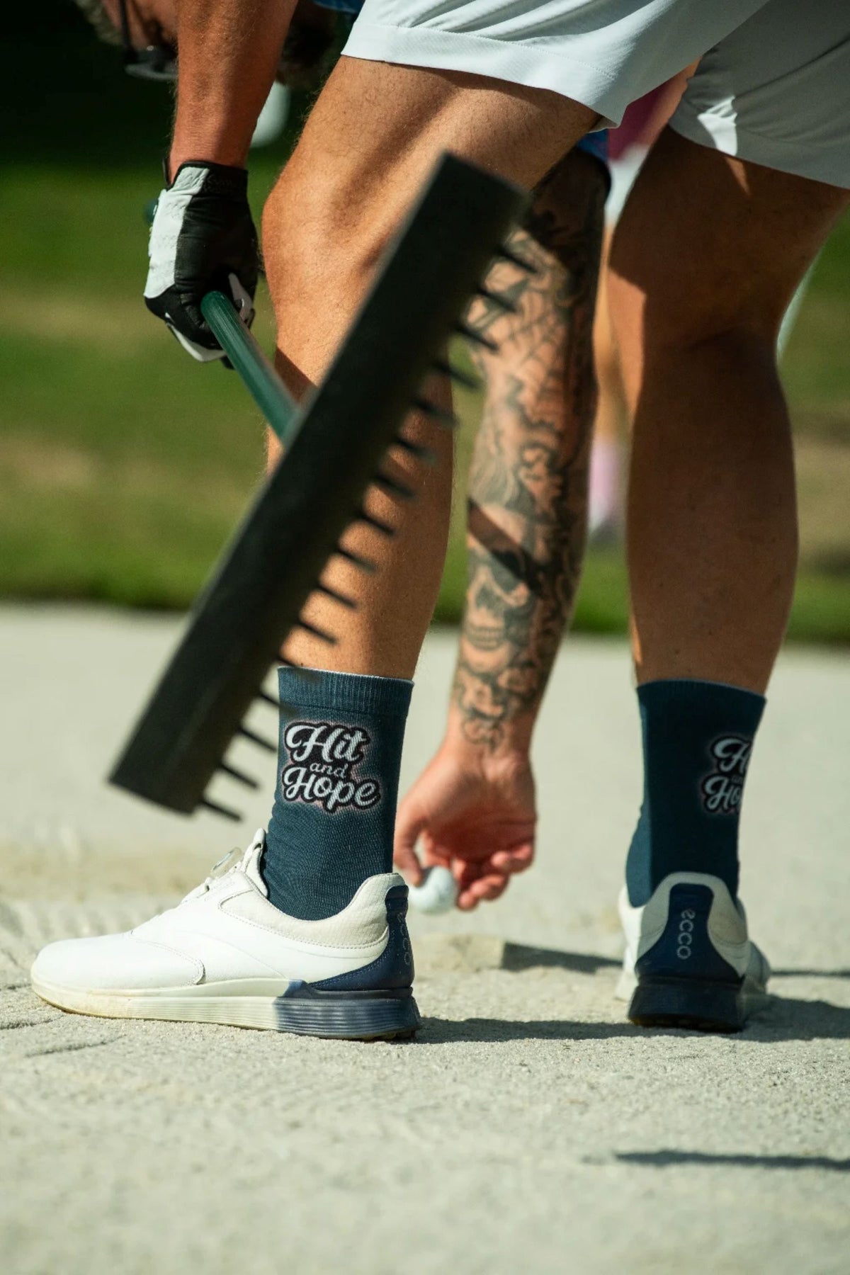 HIT AND HOPE Golfsocken – Basic Petrol