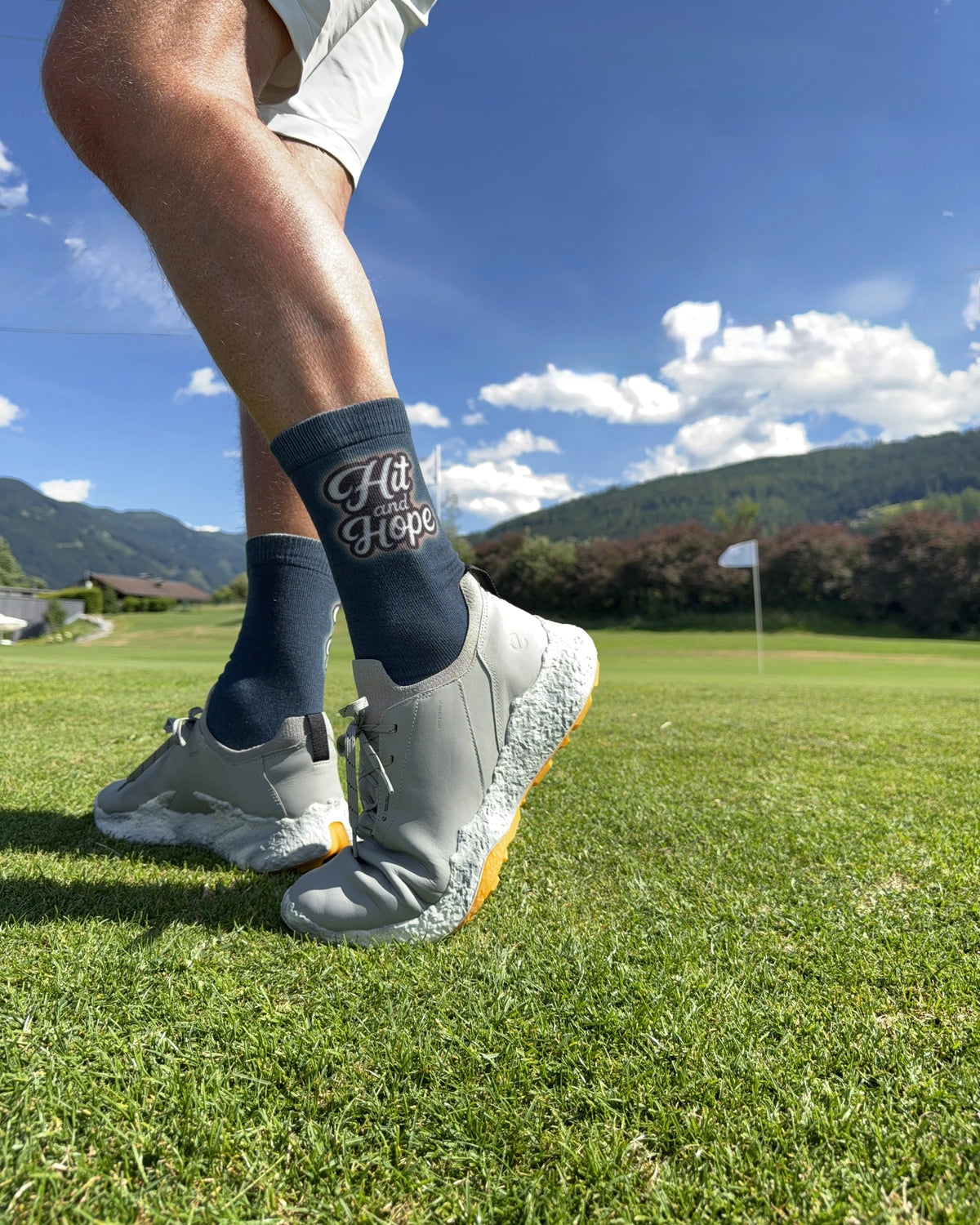 HIT AND HOPE Golfsocken – Basic Petrol