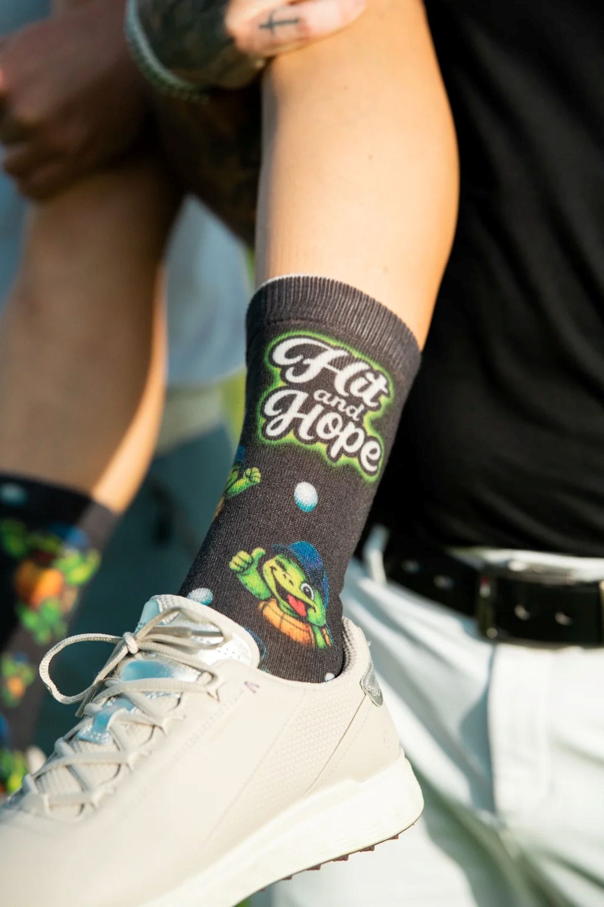 HIT AND HOPE Golfsocken – Turtles
