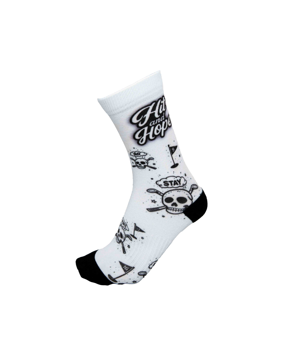 HIT AND HOPE Golfsocken – Skulls